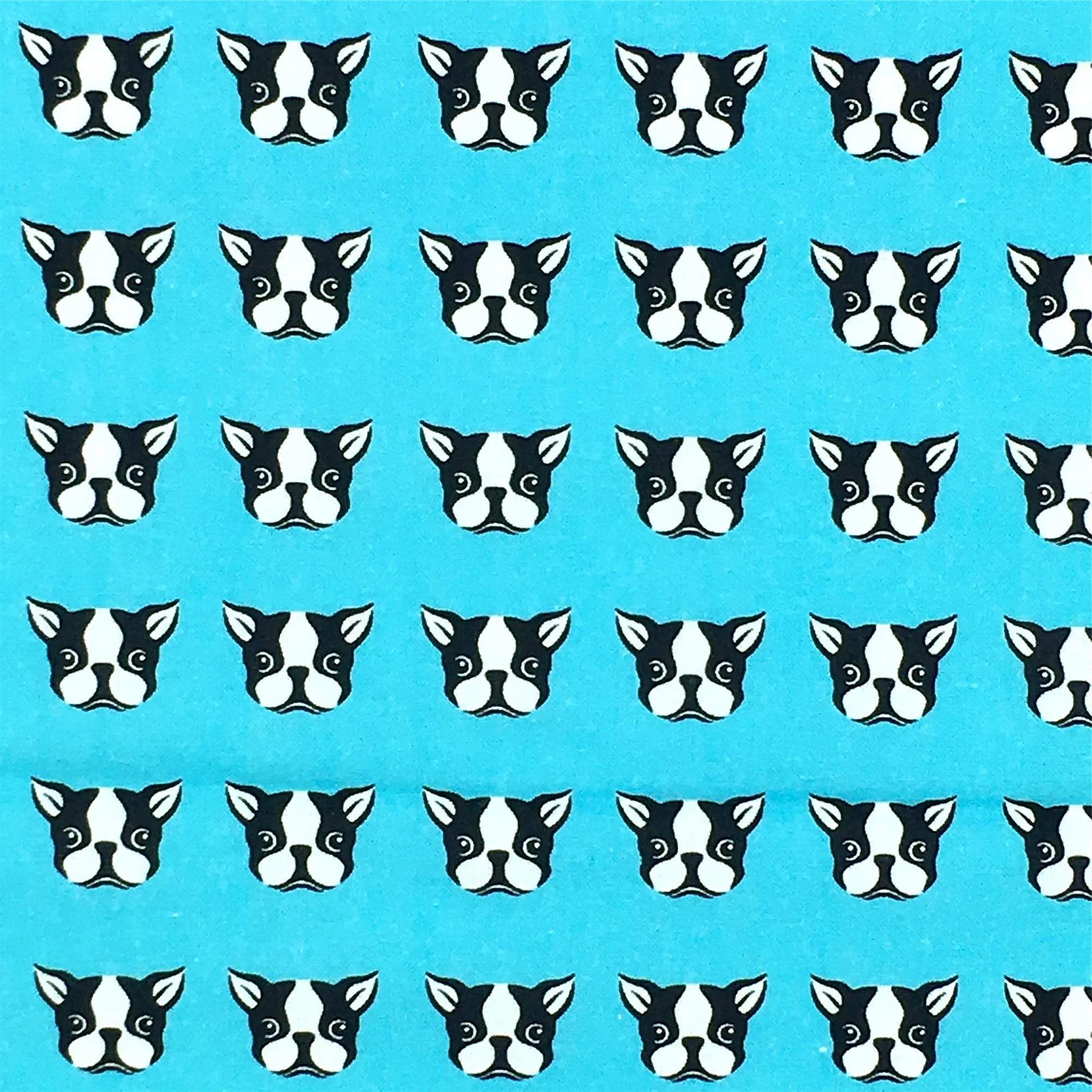 dog puppy printed fabric