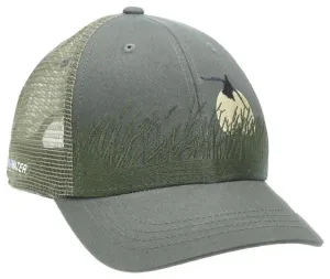 Drake over the Marsh Hat