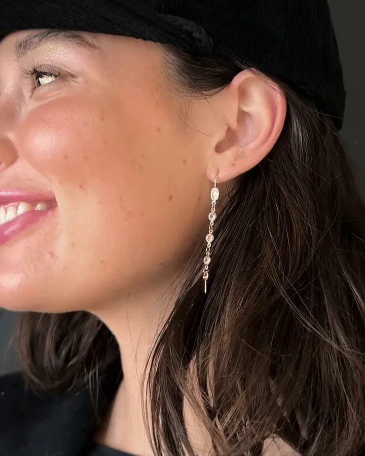 Dream Crystal Droplet Earrings