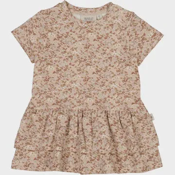 Dress Johanna Baby in Pale Lilac Flowers