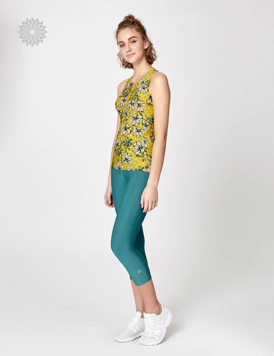 easyoga LESPIRO Grace Turn Tank - F78 Golden Showers