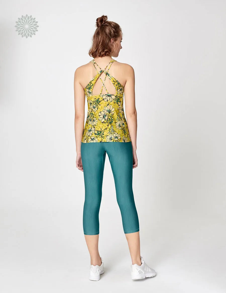 easyoga LESPIRO Grace Turn Tank - F78 Golden Showers
