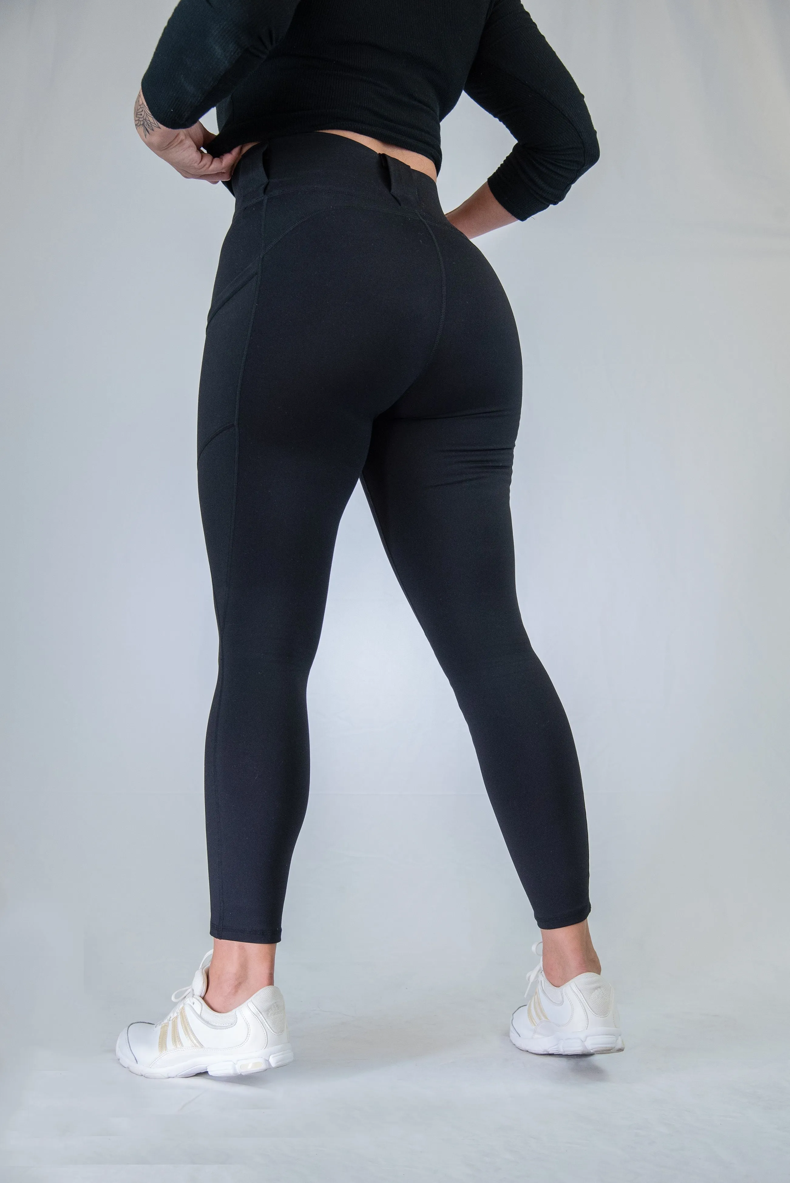 EDC Leggings 2.0 - High Rise, Curvy, Black