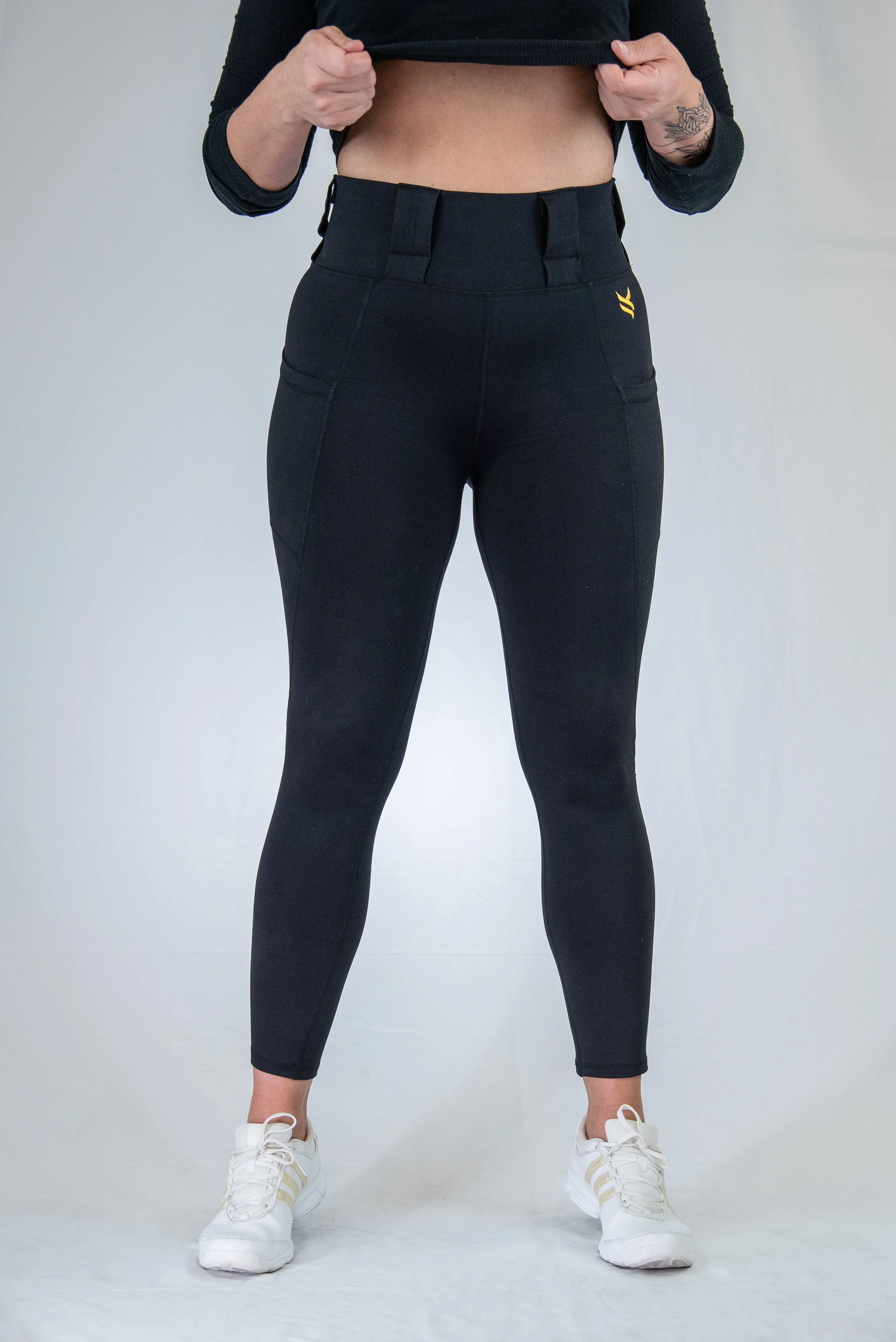 EDC Leggings 2.0 - High Rise, Curvy, Black
