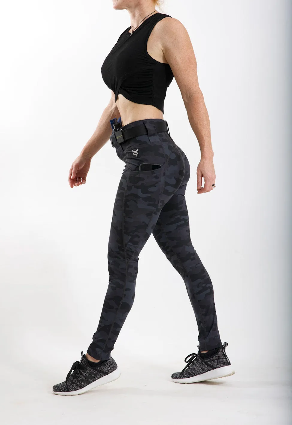 EDC Leggings 2.0 - High Rise, Curvy, Dark Camo
