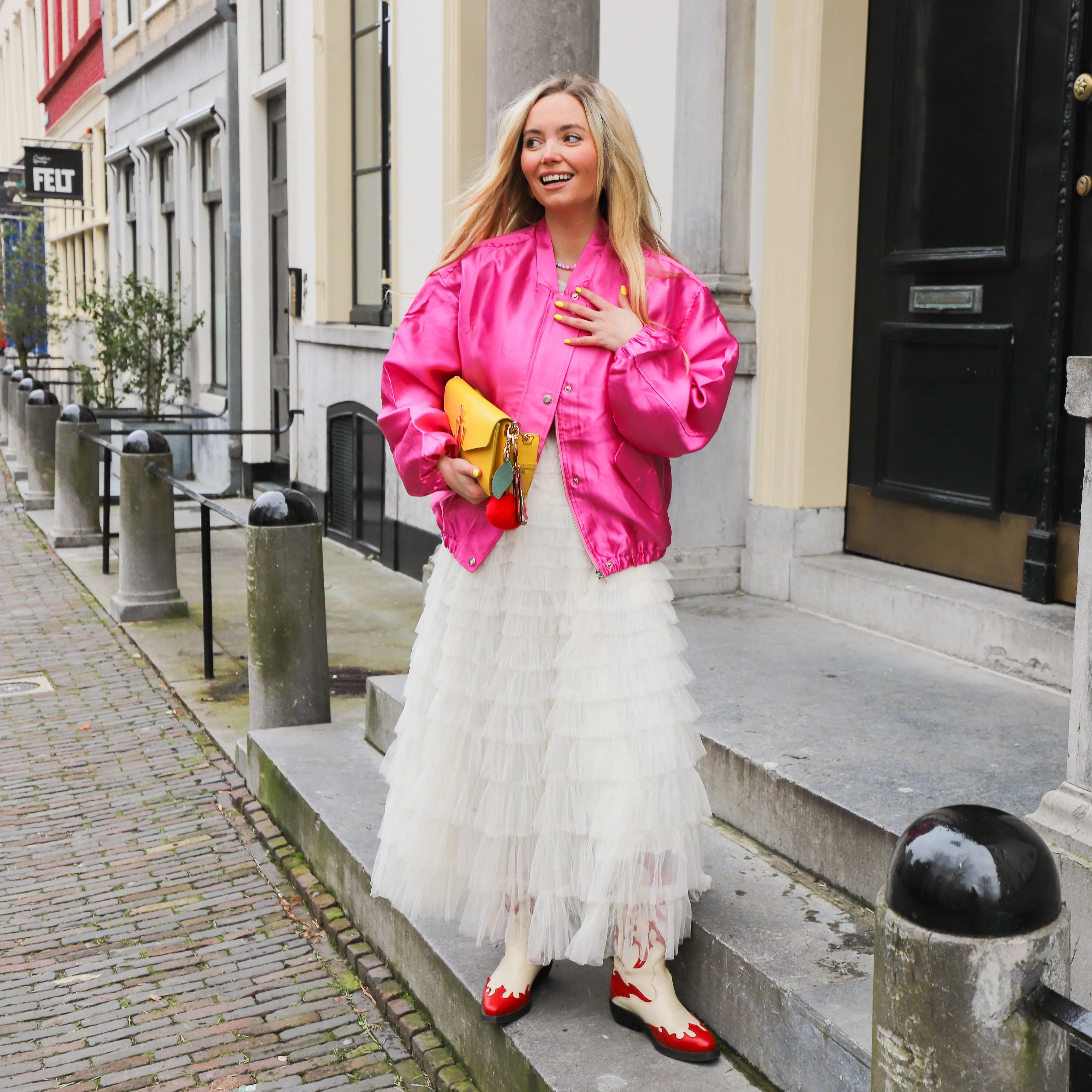 Eef bomber roze