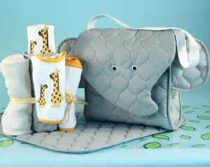 Elephant Diaper Tote Newborn Baby Gift