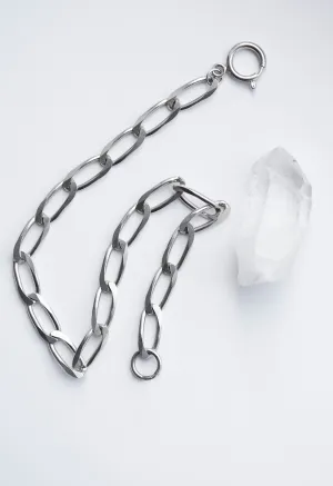 Elongated 7mm Curb Chain Necklace