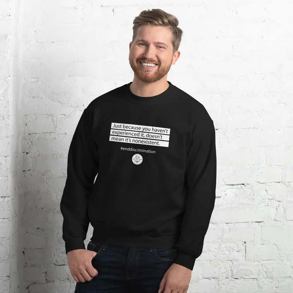 End Discrimination Gender Neutral Sweatshirt