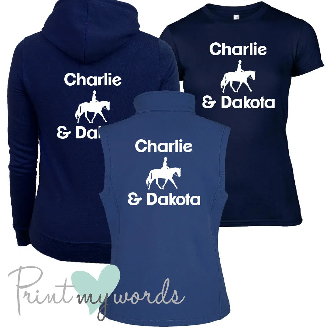 'Erin' Ladies Personalised Matching Equestrian Set - Dressage Design