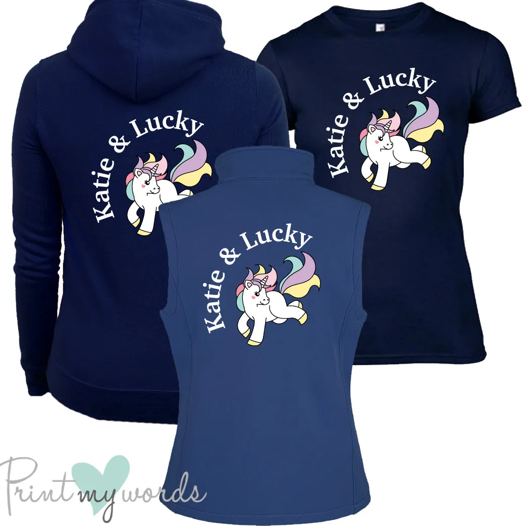 'Erin' Ladies Personalised Matching Equestrian Set - Unicorn Design
