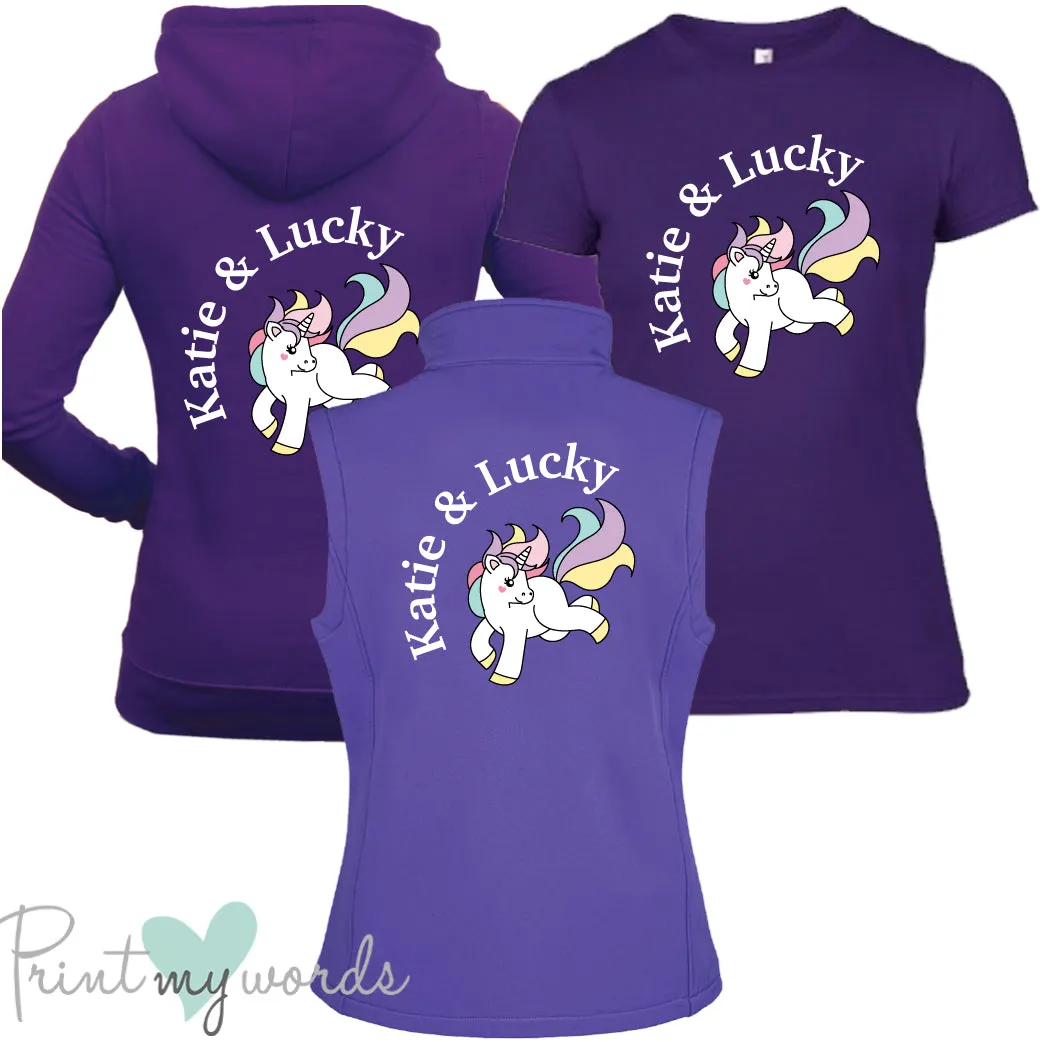 'Erin' Ladies Personalised Matching Equestrian Set - Unicorn Design