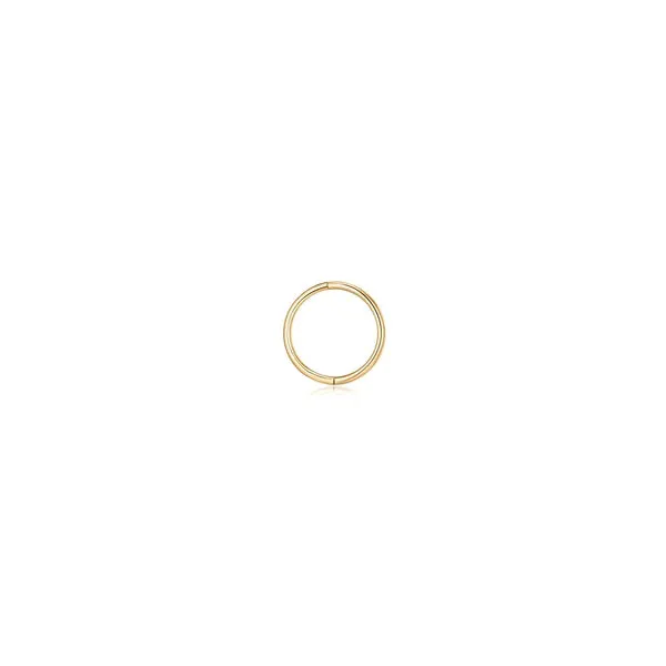 Eva | Small Endless Single Gold Hoop Earring