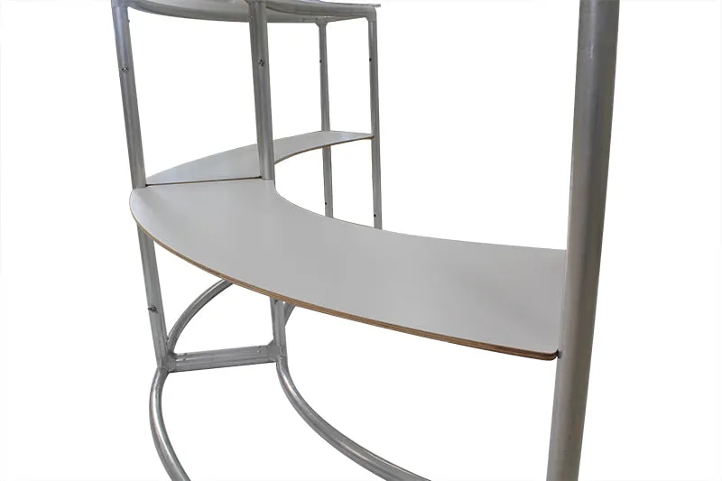 EZ Fabric Counter - Curved DOUBLE Graphic Package