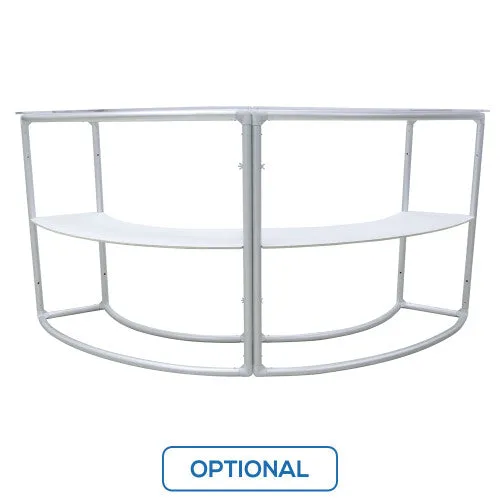 EZ Fabric Counter - Curved DOUBLE Graphic Package