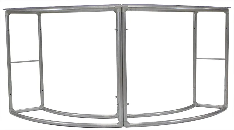 EZ Fabric Counter - Curved DOUBLE Graphic Package