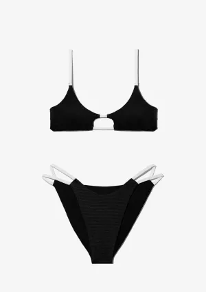 Feroe Top   Feroe Bottom Bikini Black