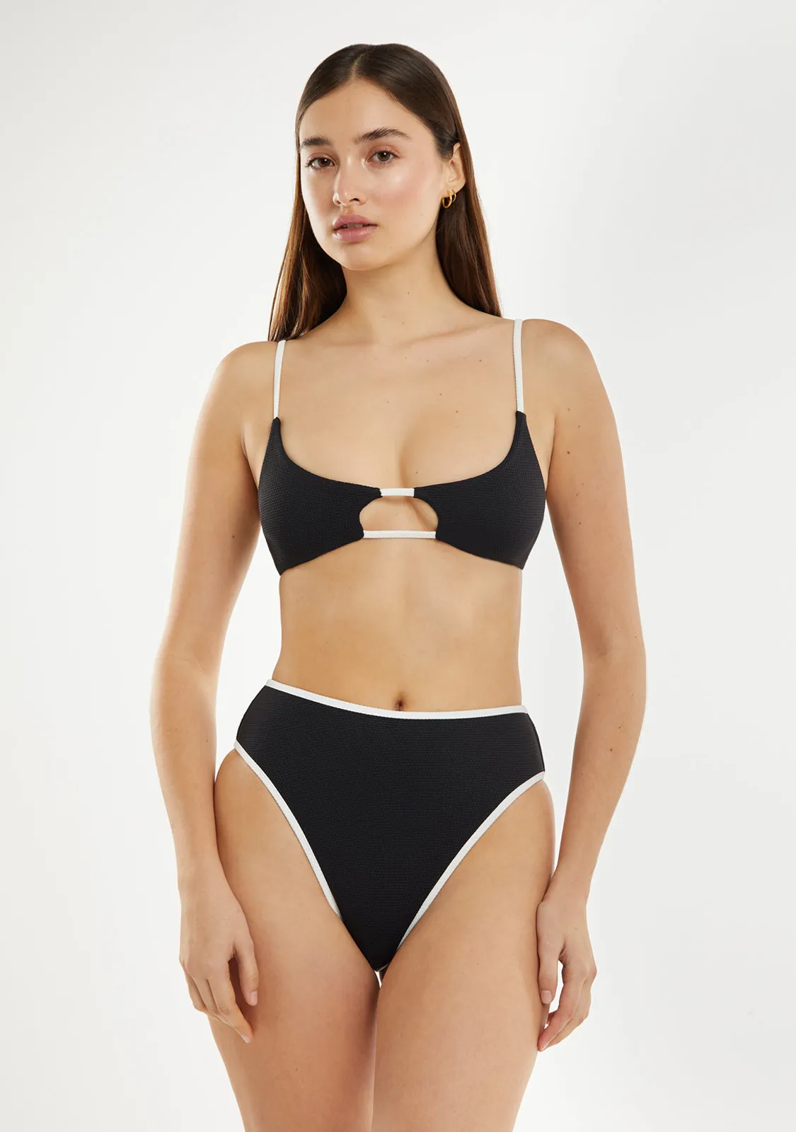 Feroe Top   Wake Bottom Bikini Black