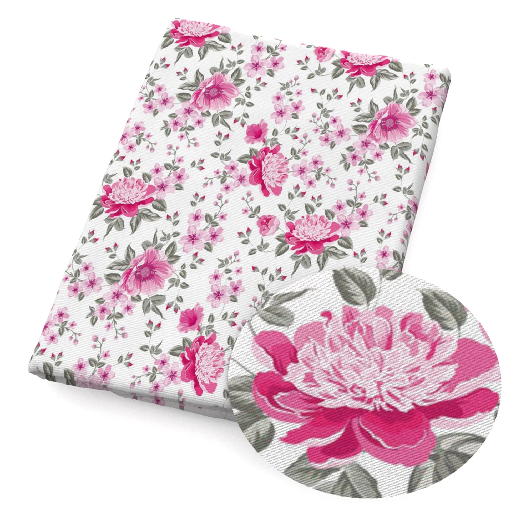 Flower Theme Printed Fabrics