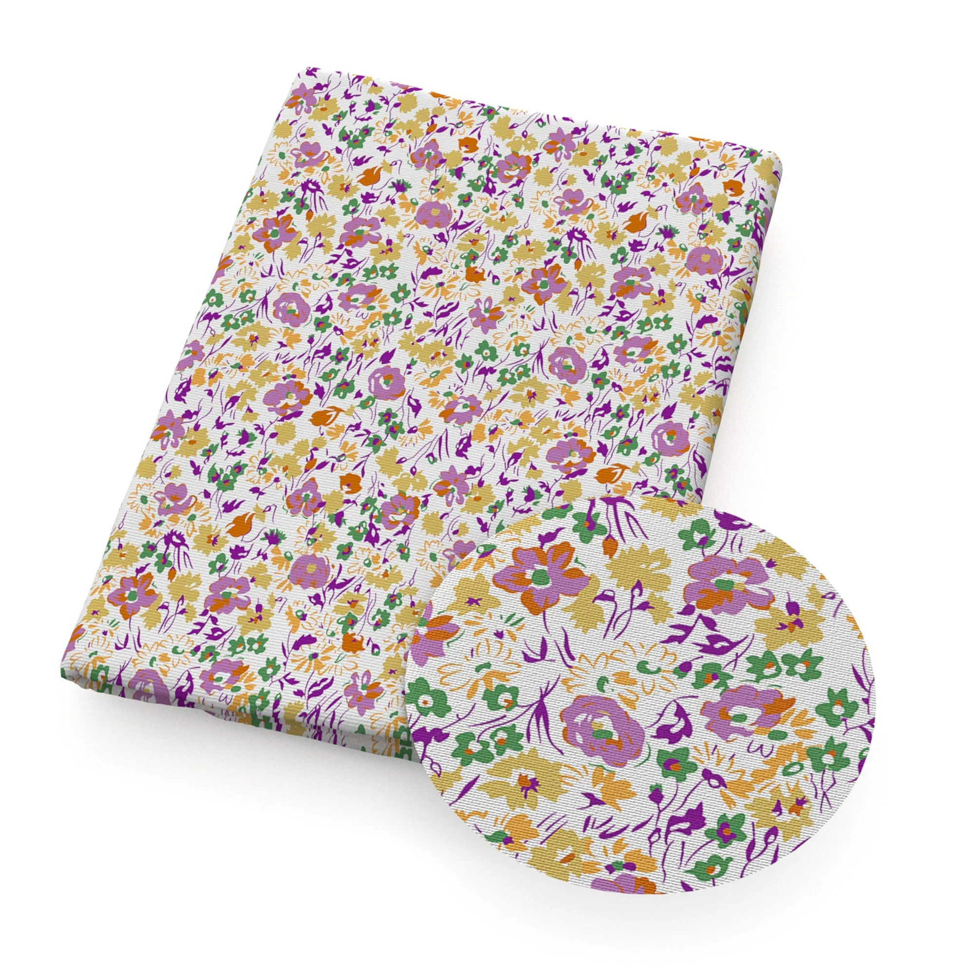 Flower Theme Printed Fabrics