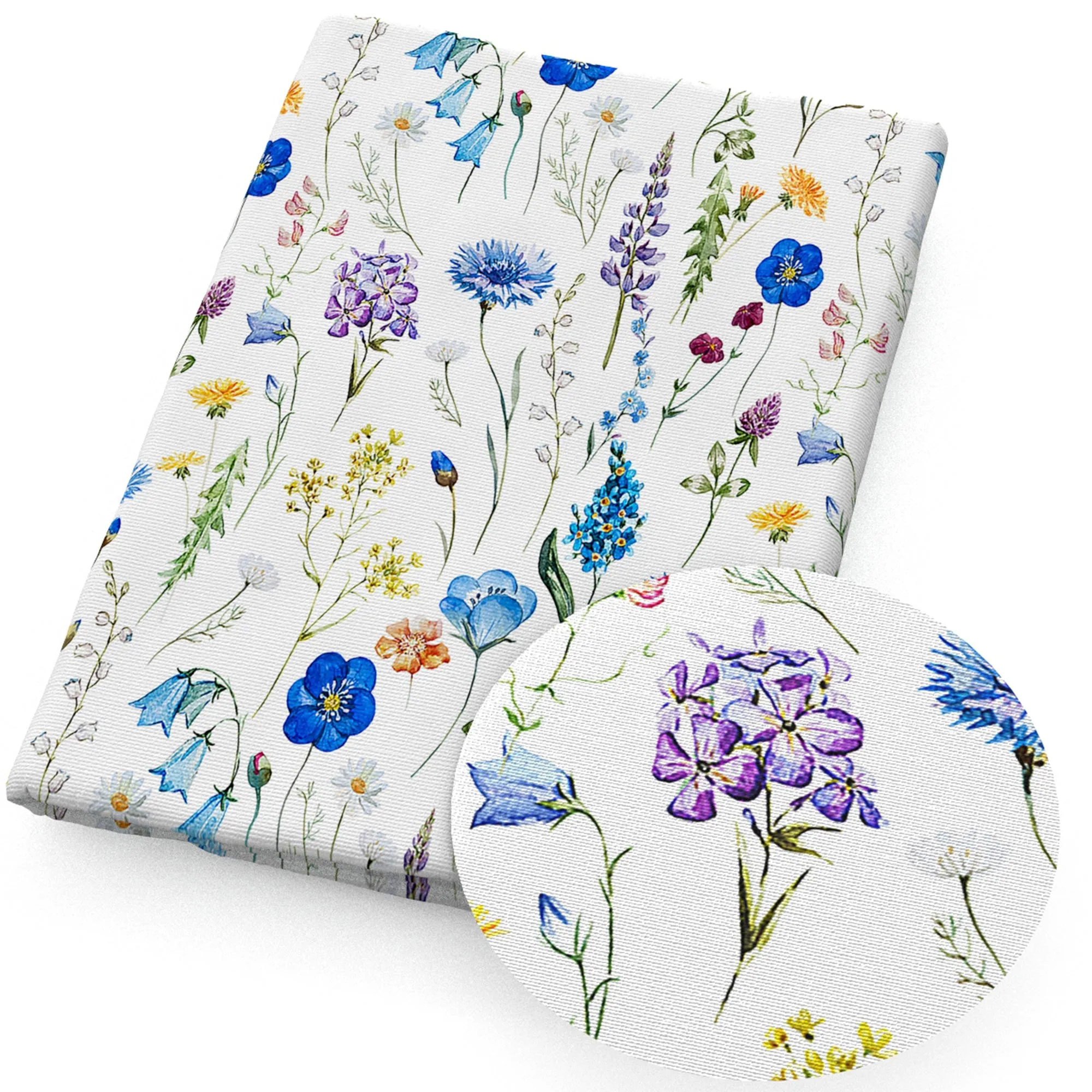 Flower Theme Printed Fabrics