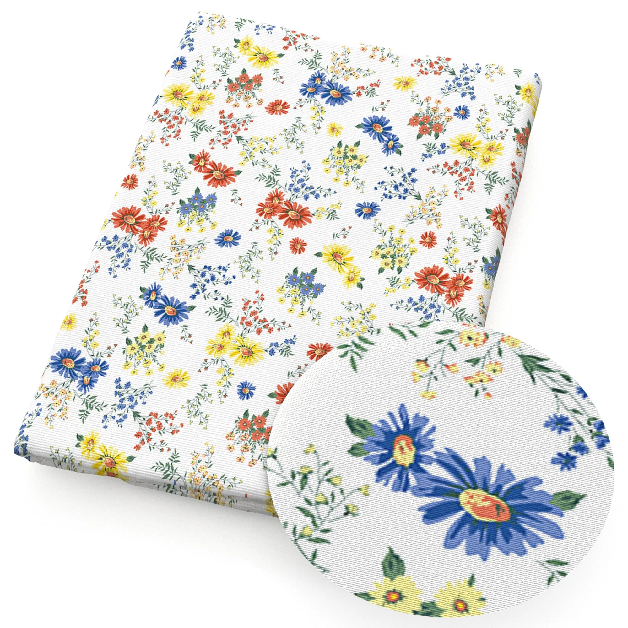Flower Theme Printed Fabrics