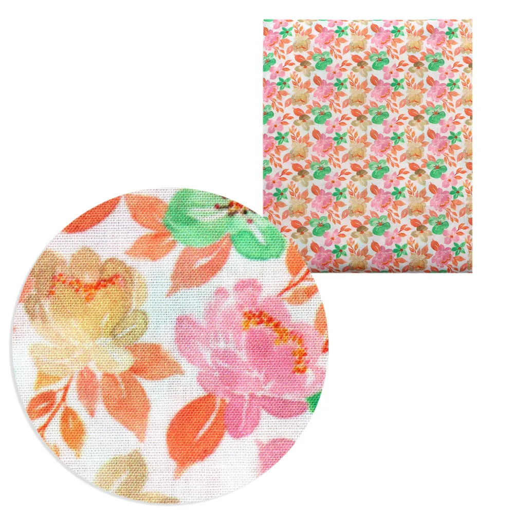 Flower Theme Printed Fabrics
