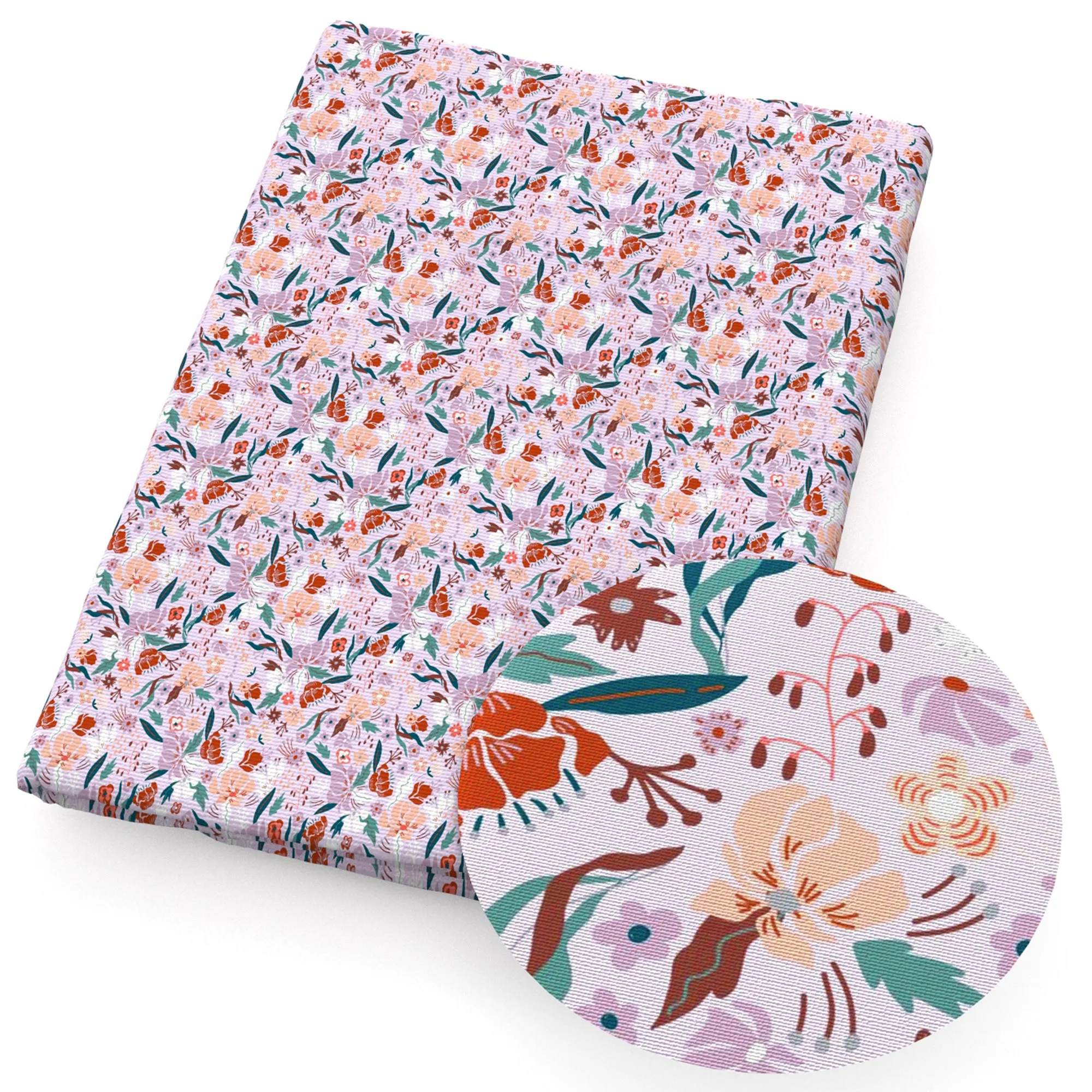 Flower Theme Printed Fabrics