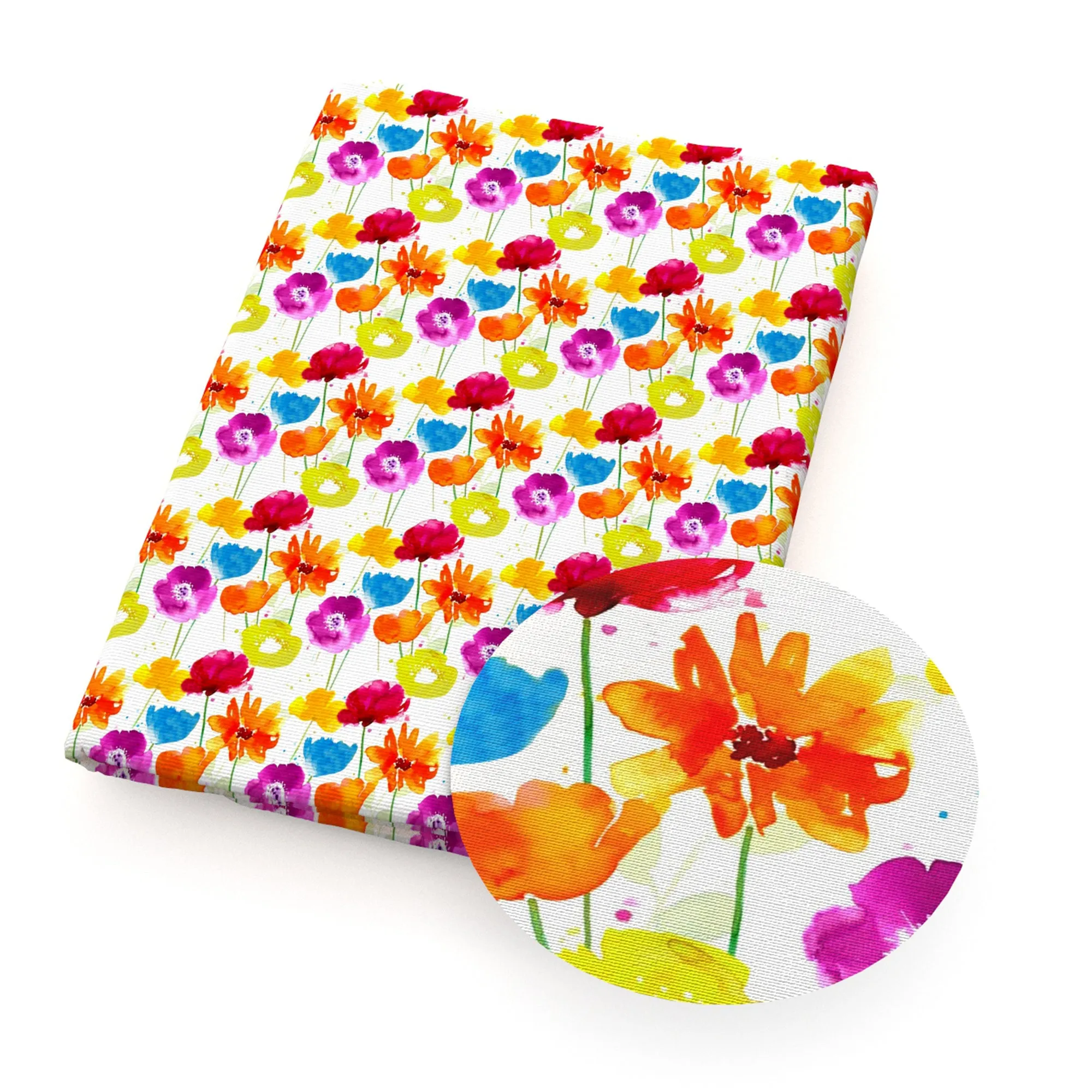 Flower Theme Printed Fabrics