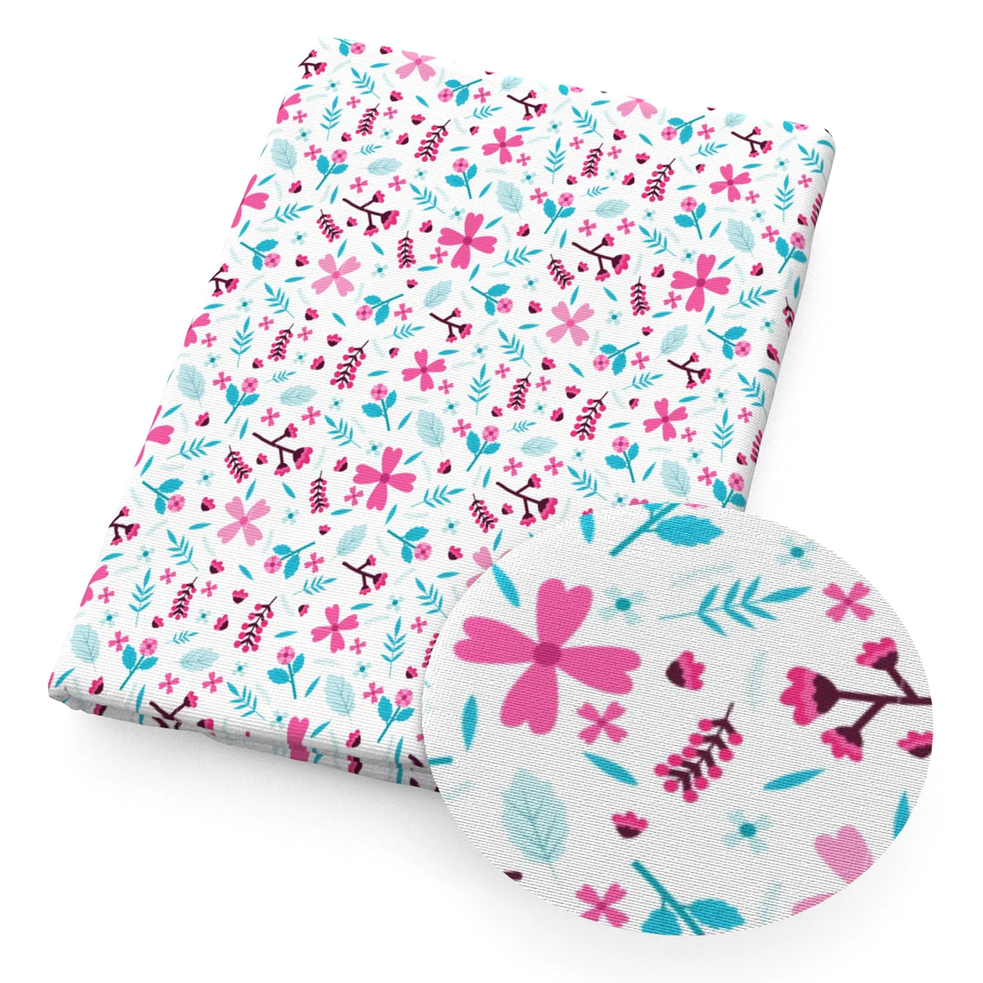 Flower Theme Printed Fabrics