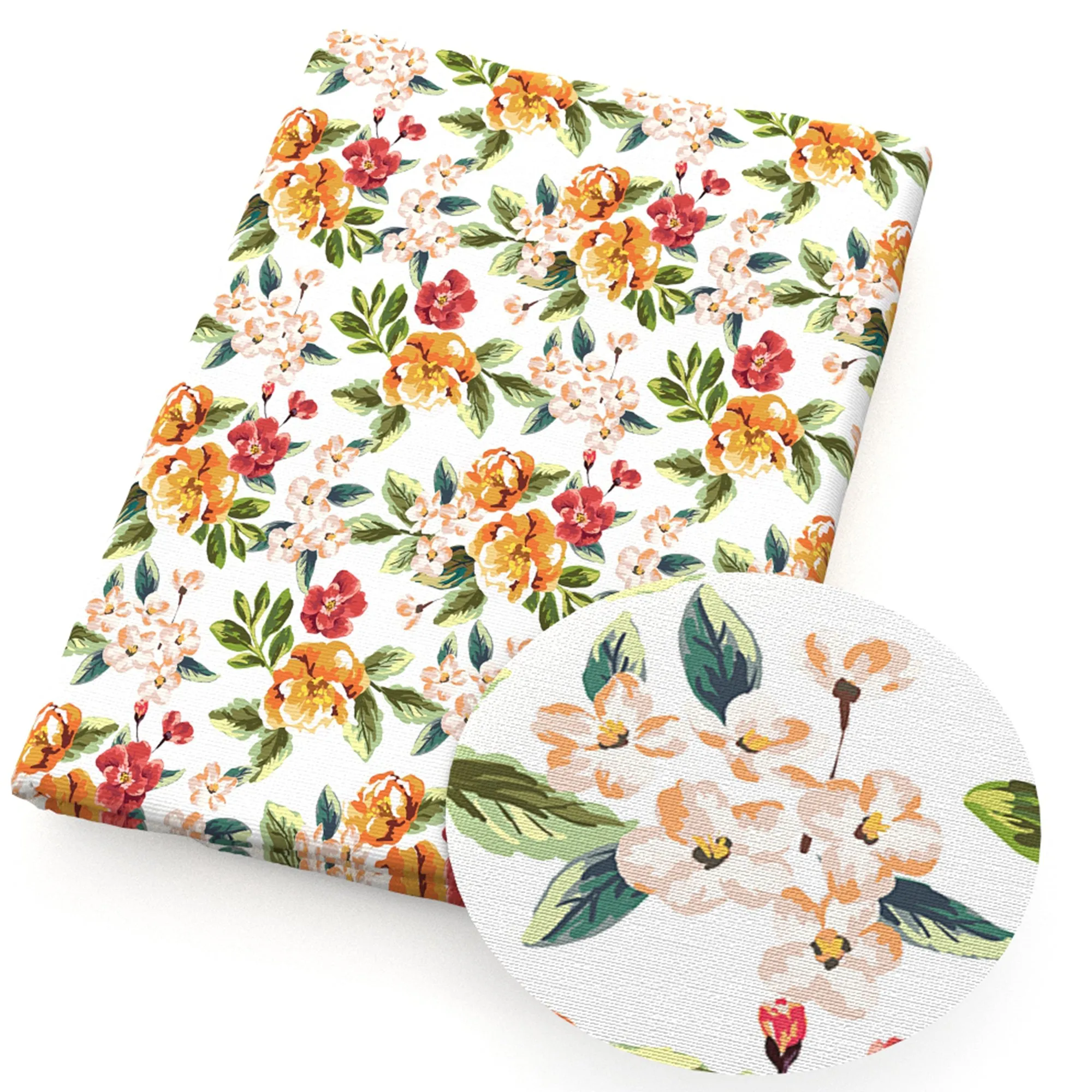 Flower Theme Printed Fabrics