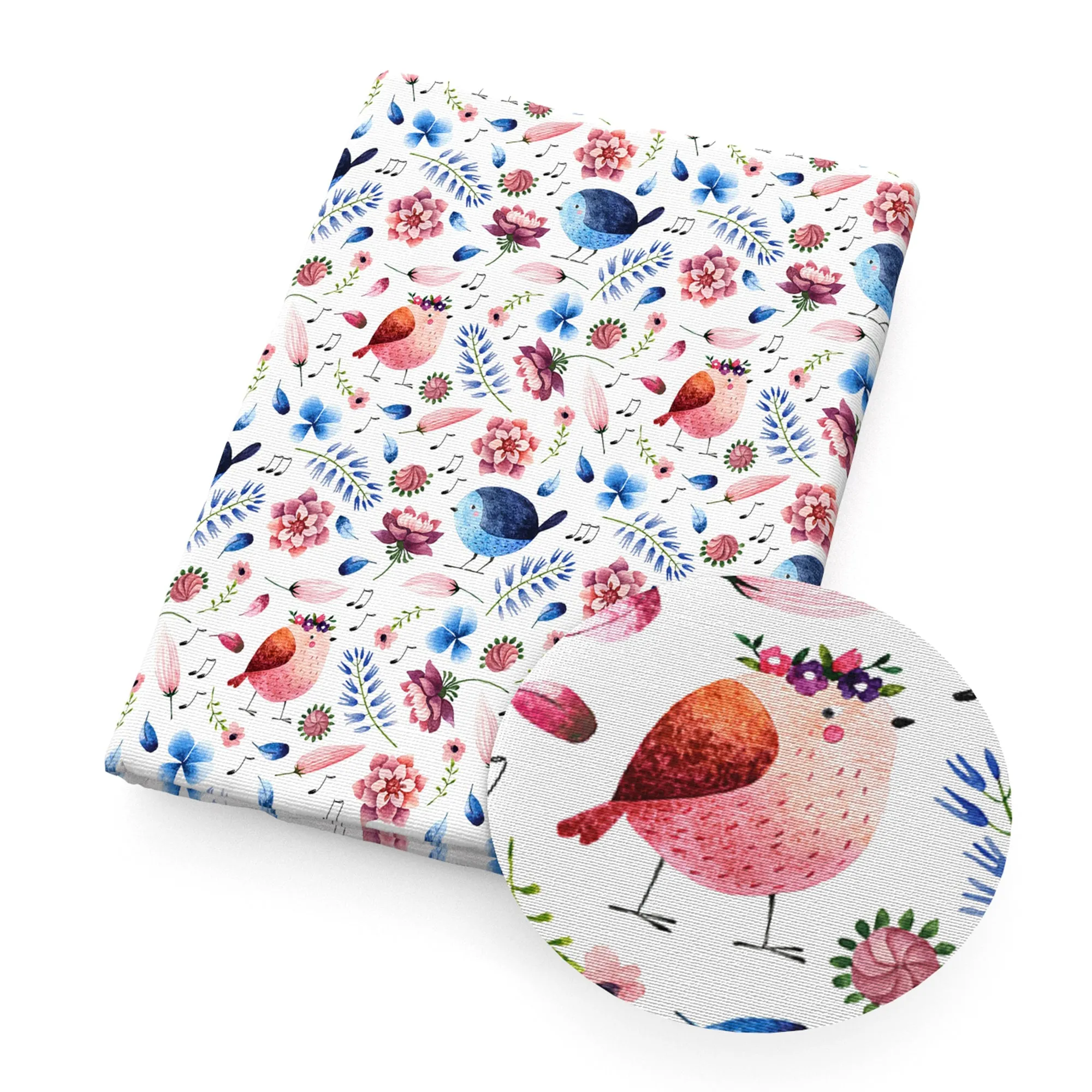 Flower Theme Printed Fabrics