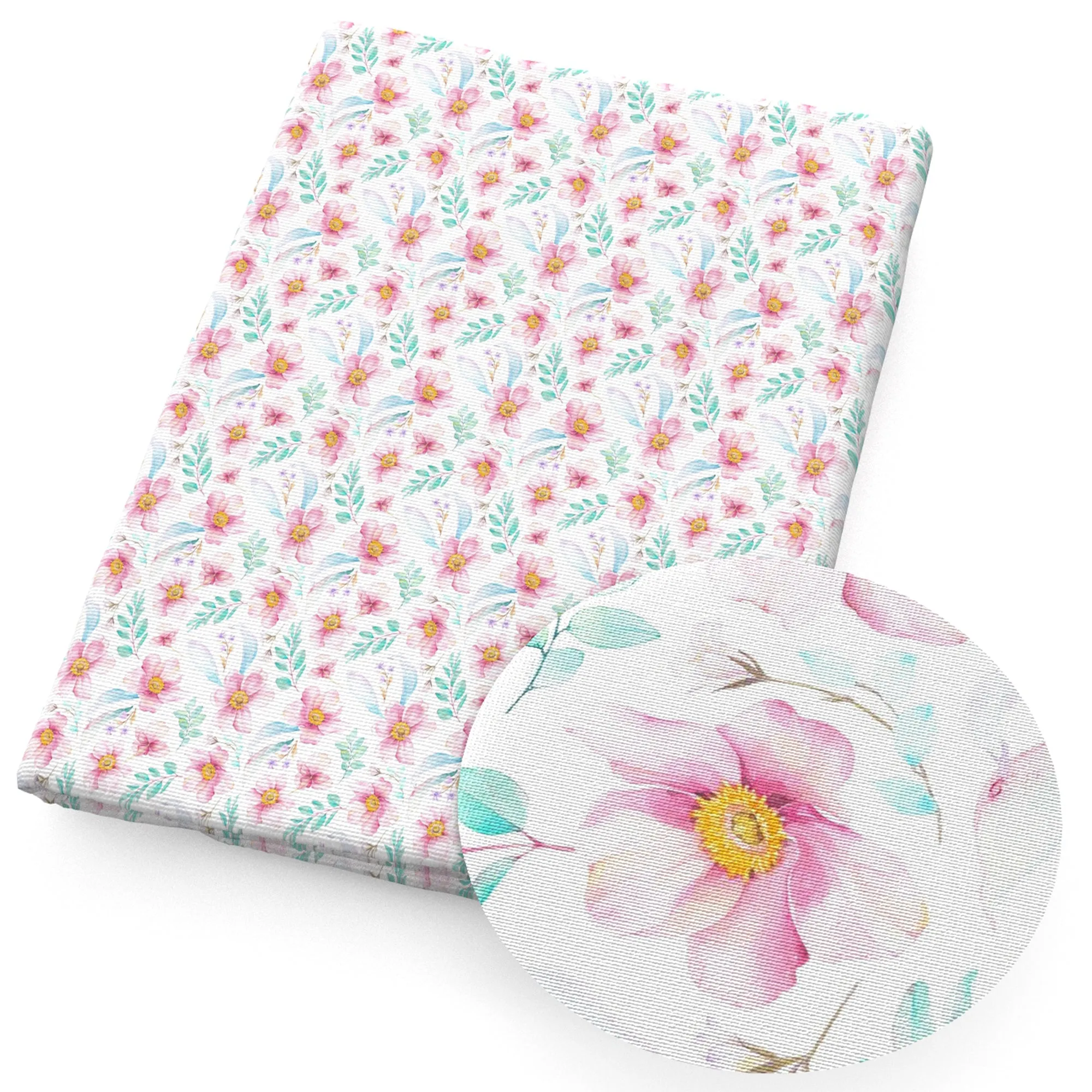 Flower Theme Printed Fabrics