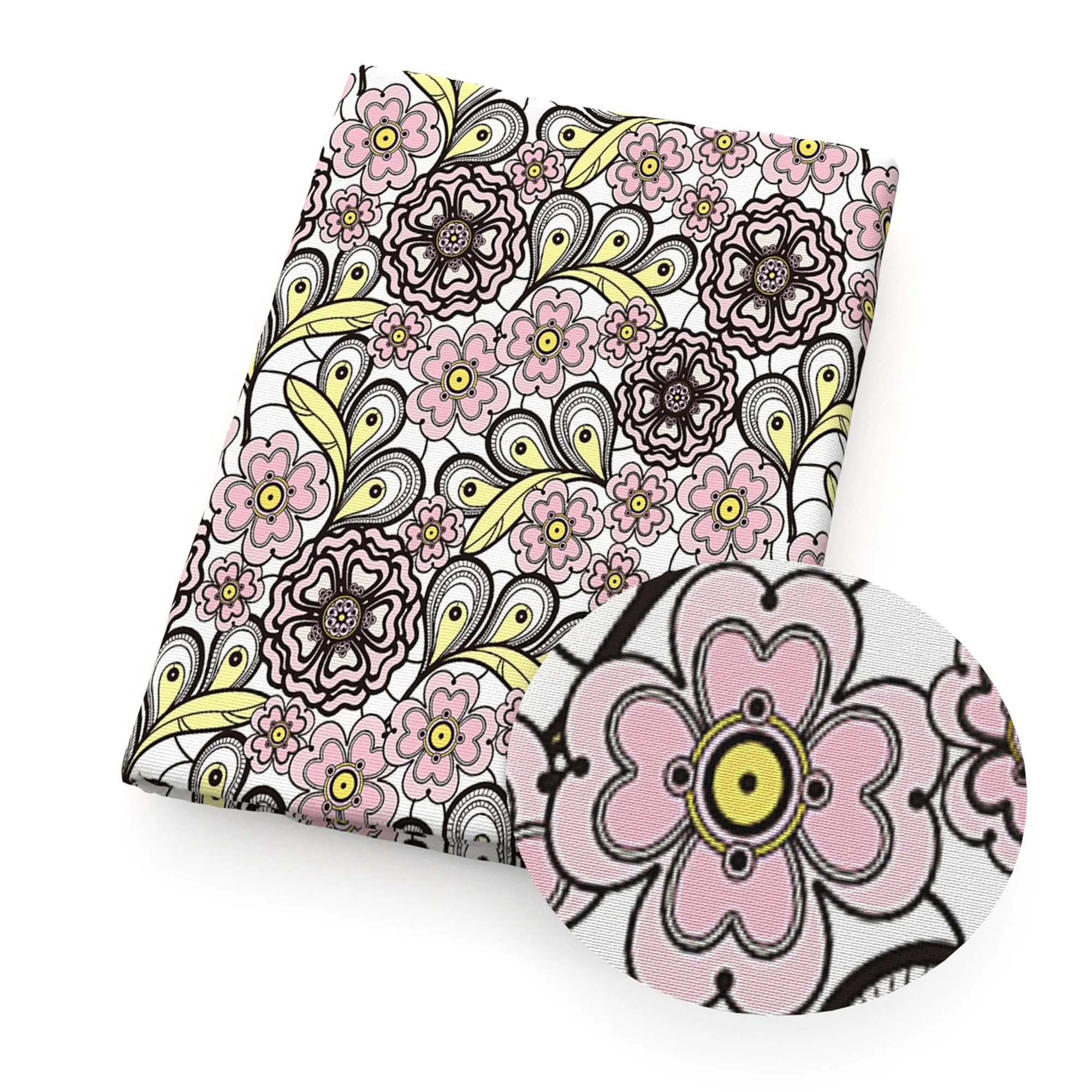 Flower Theme Printed Fabrics