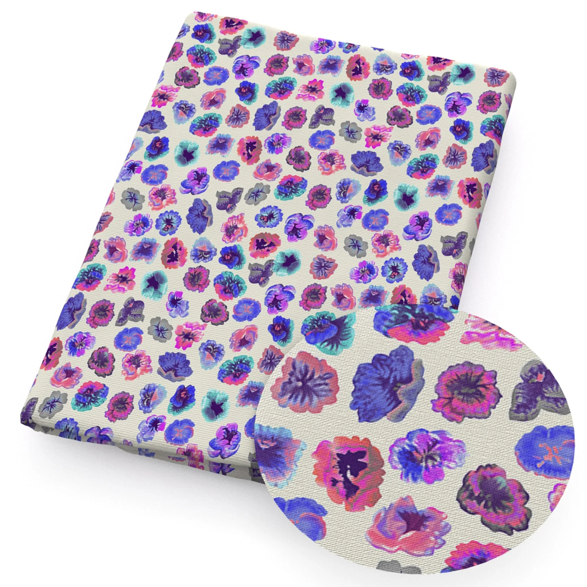 Flower Theme Printed Fabrics