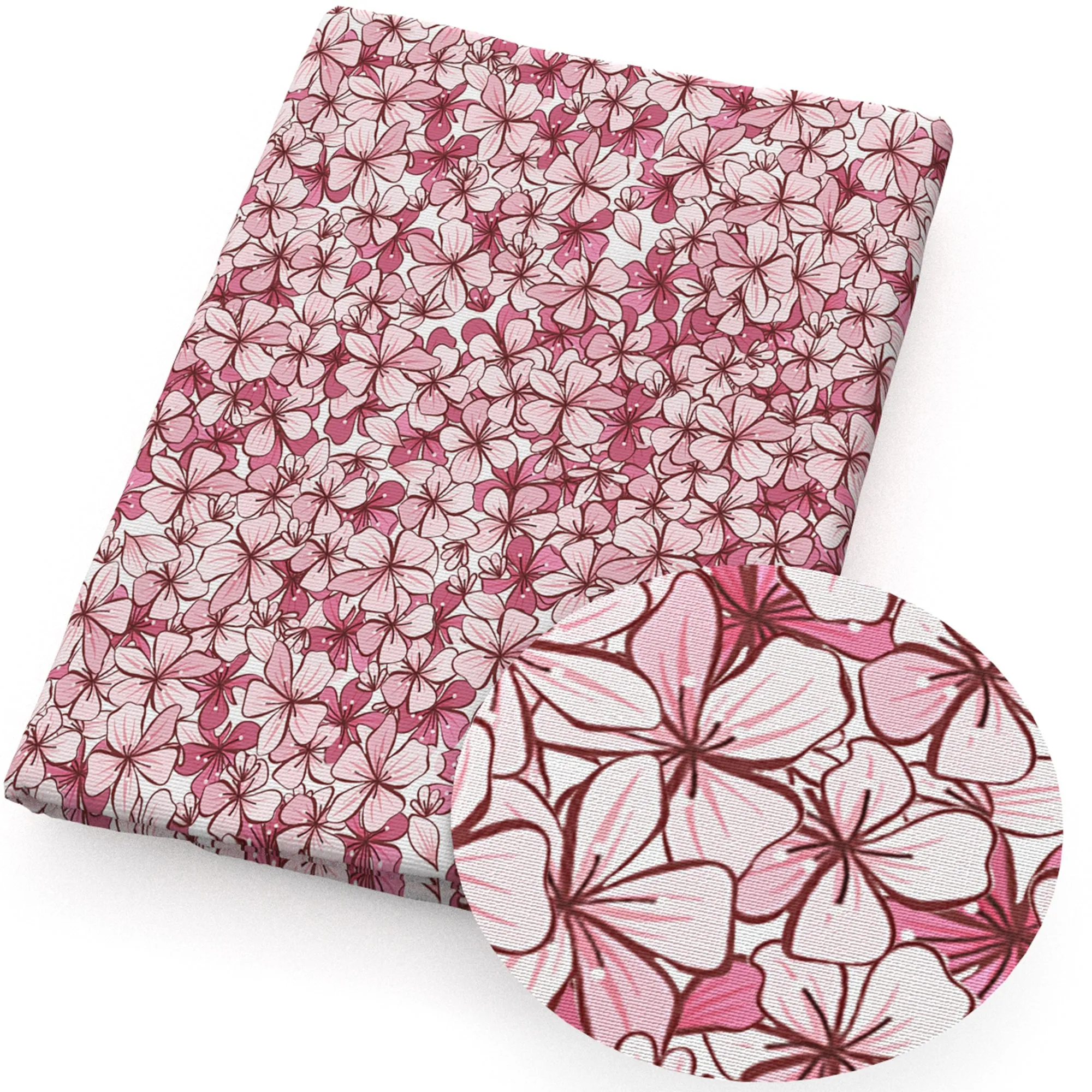 Flower Theme Printed Fabrics