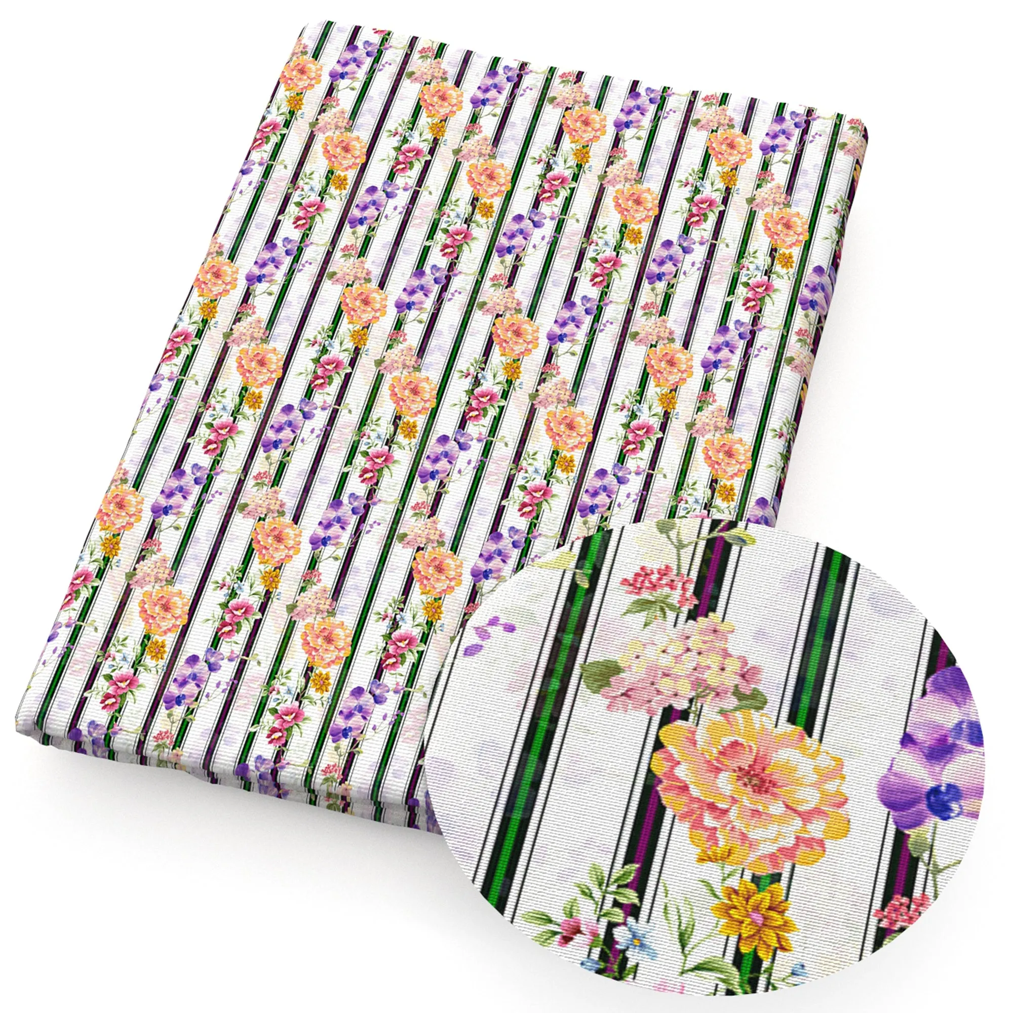 Flower Theme Printed Fabrics