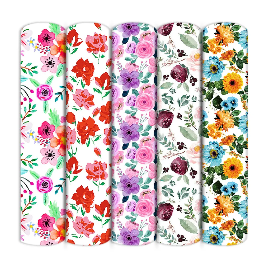 Flower Theme Printed Fabrics