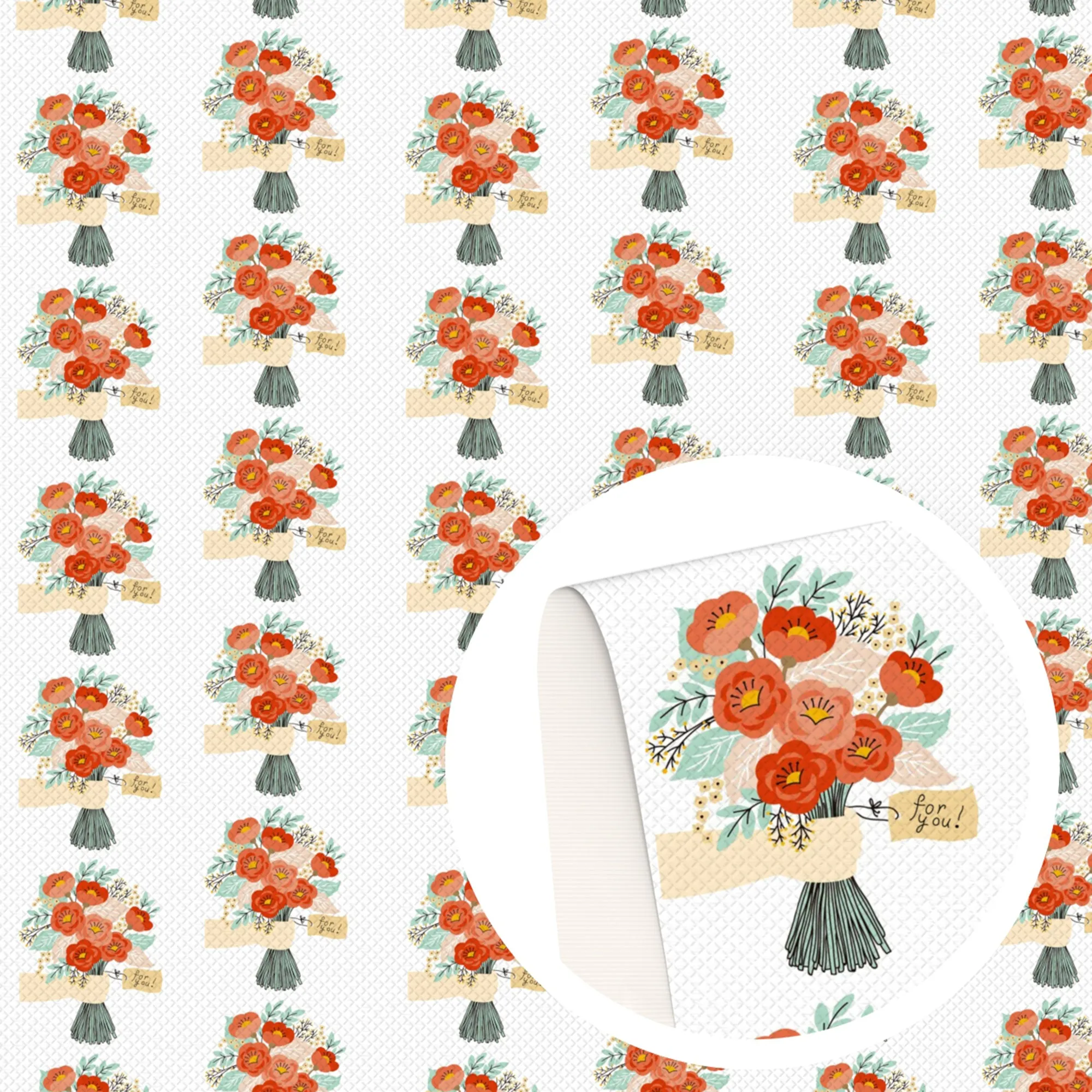 Flower Theme Printed Fabrics