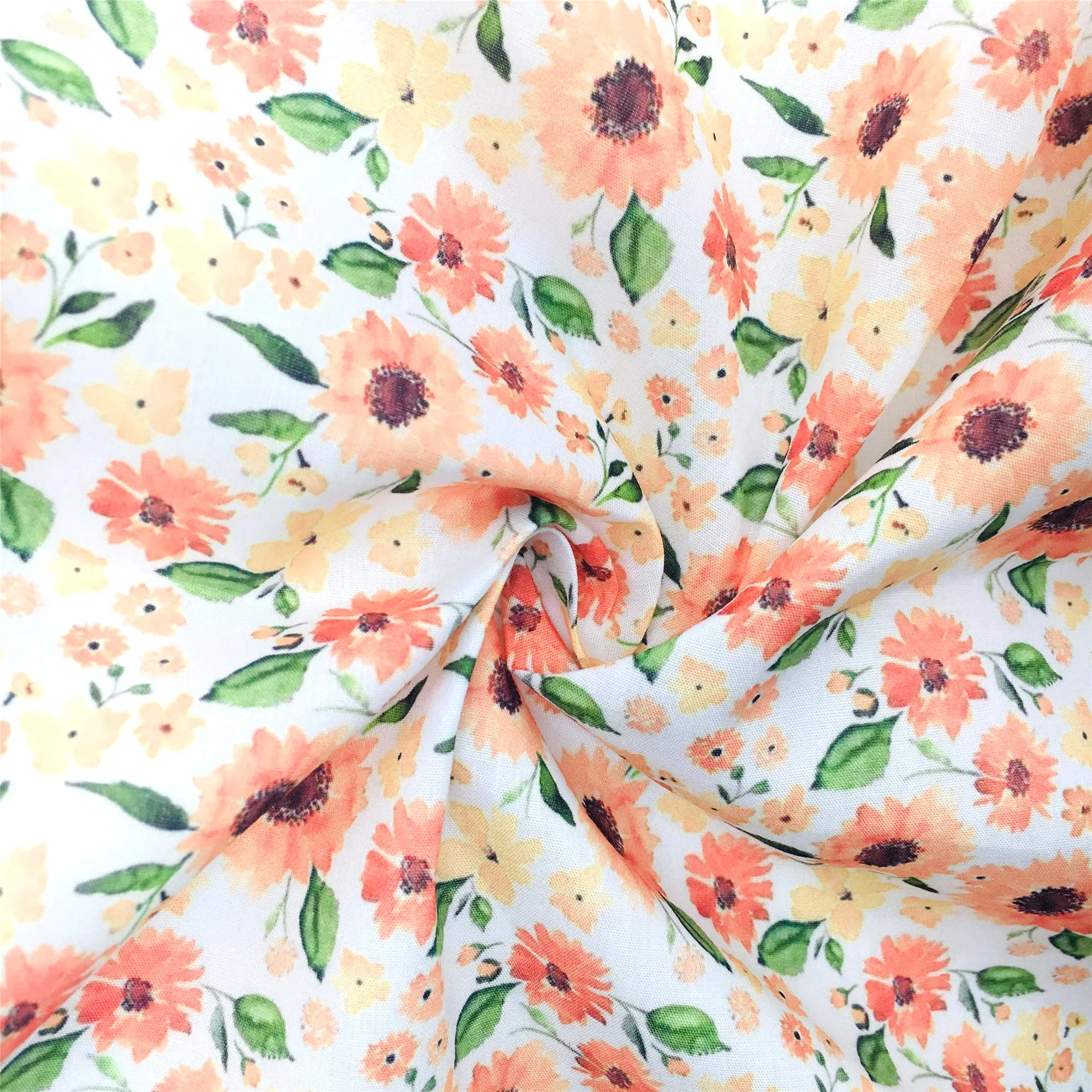 Flower Theme Printed Fabrics