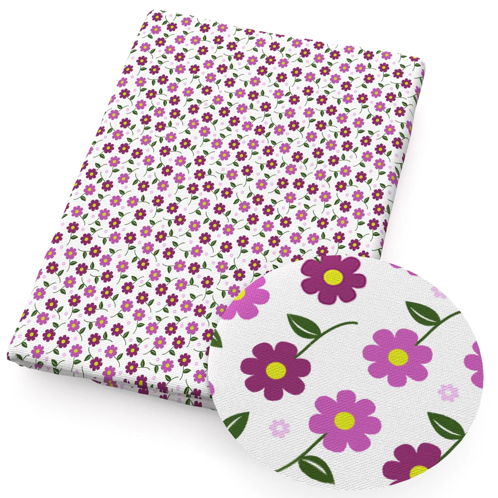 Flower Theme Printed Fabrics