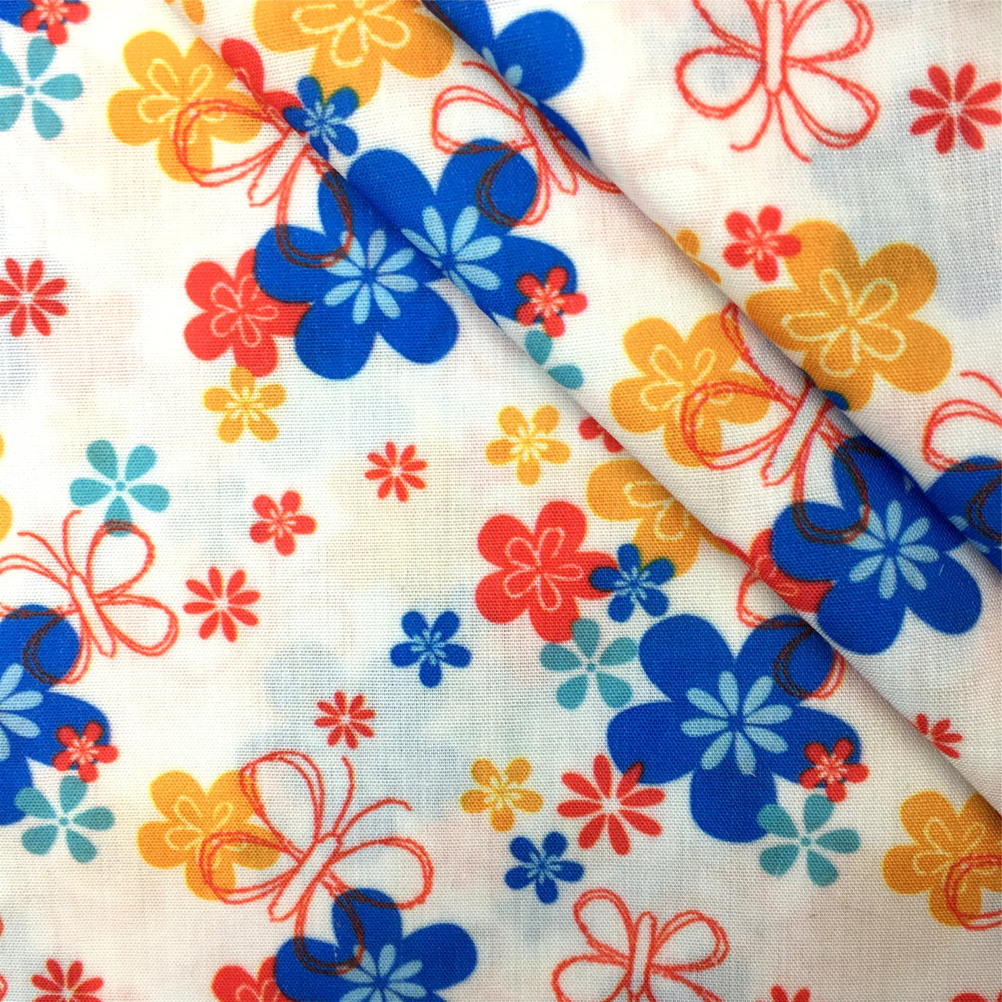 Flower Theme Printed Fabrics