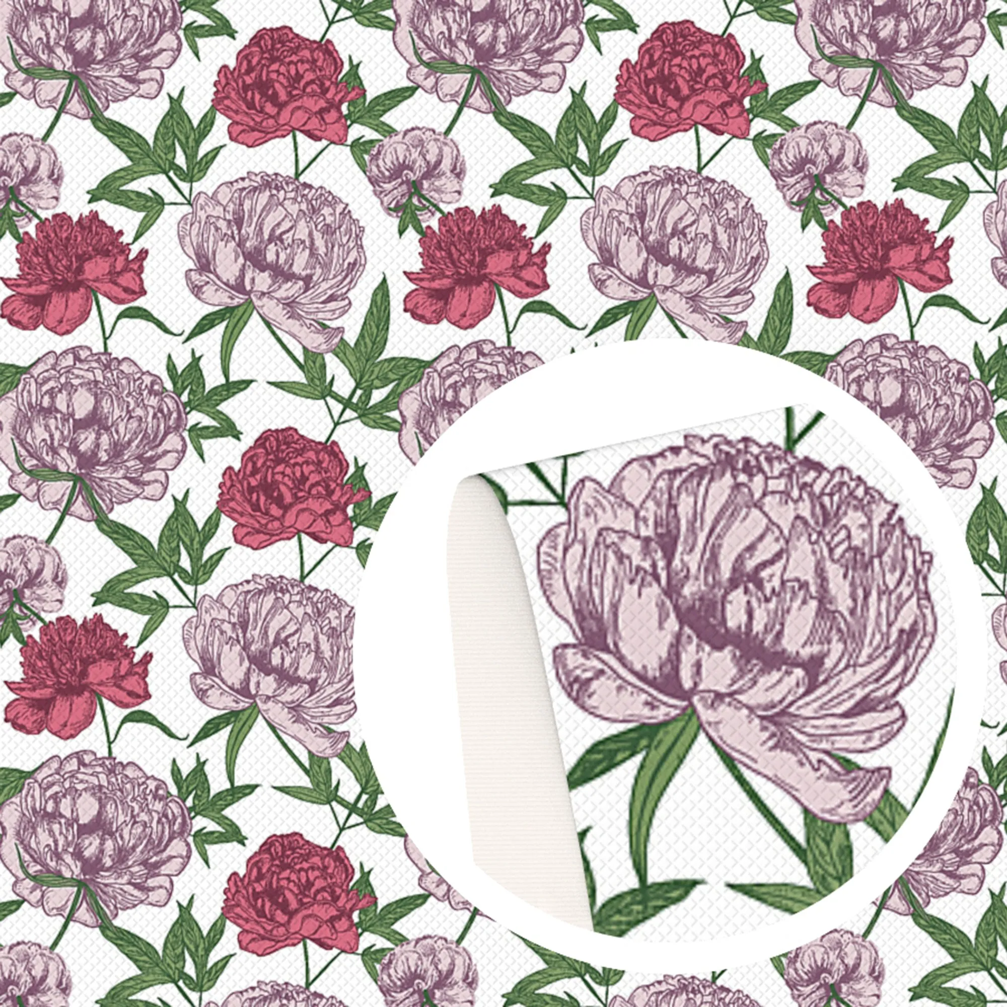 Flower Theme Printed Fabrics