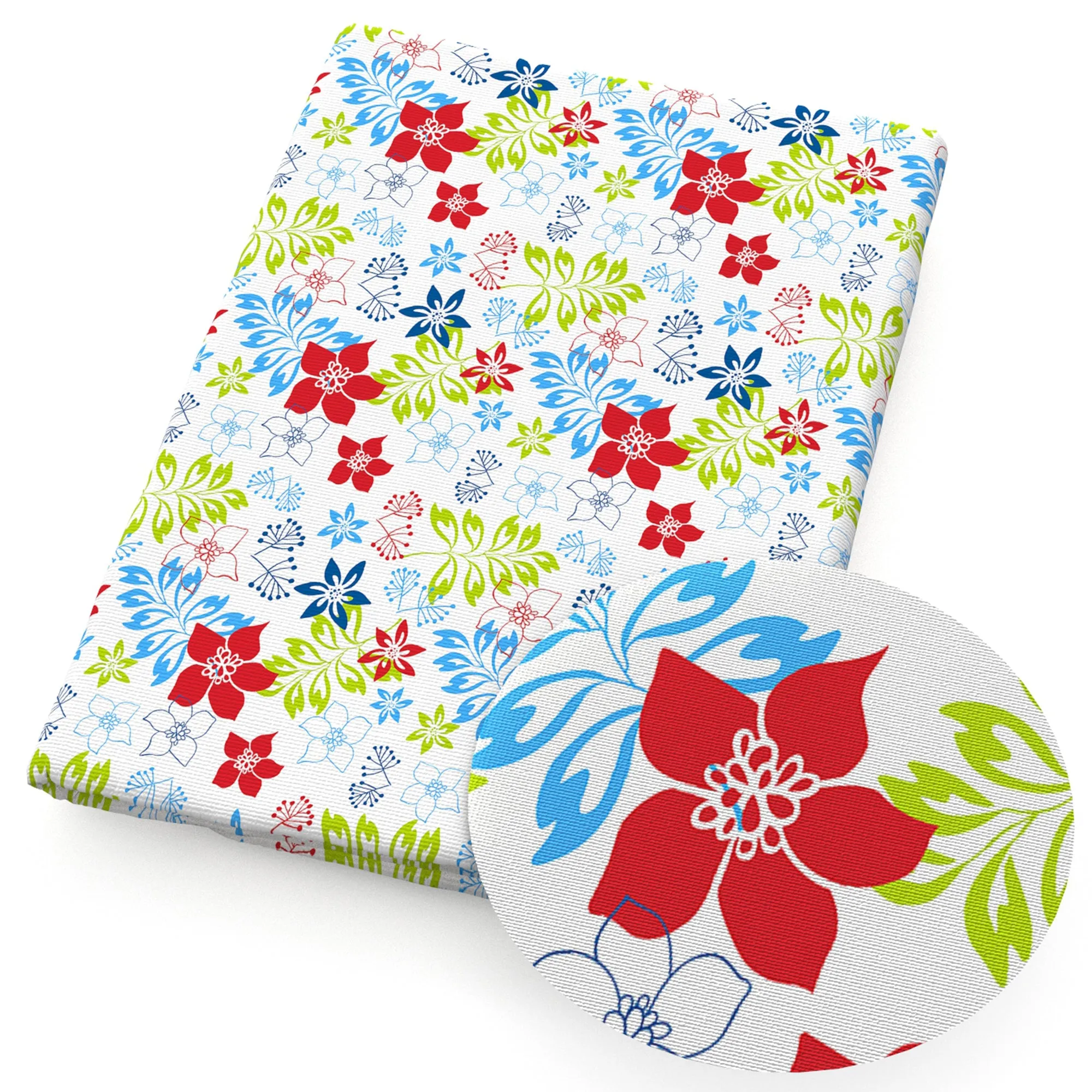 Flower Theme Printed Fabrics
