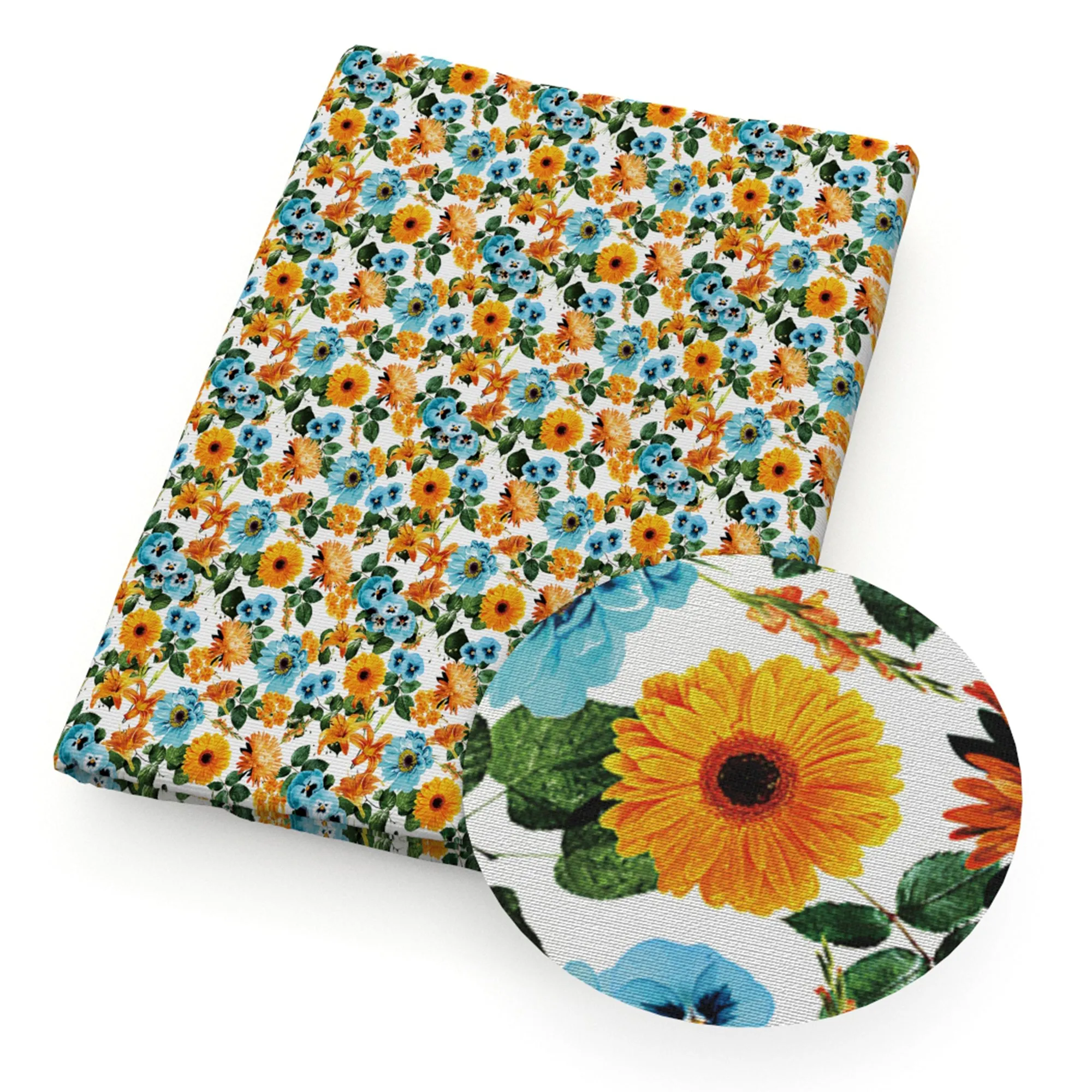 Flower Theme Printed Fabrics