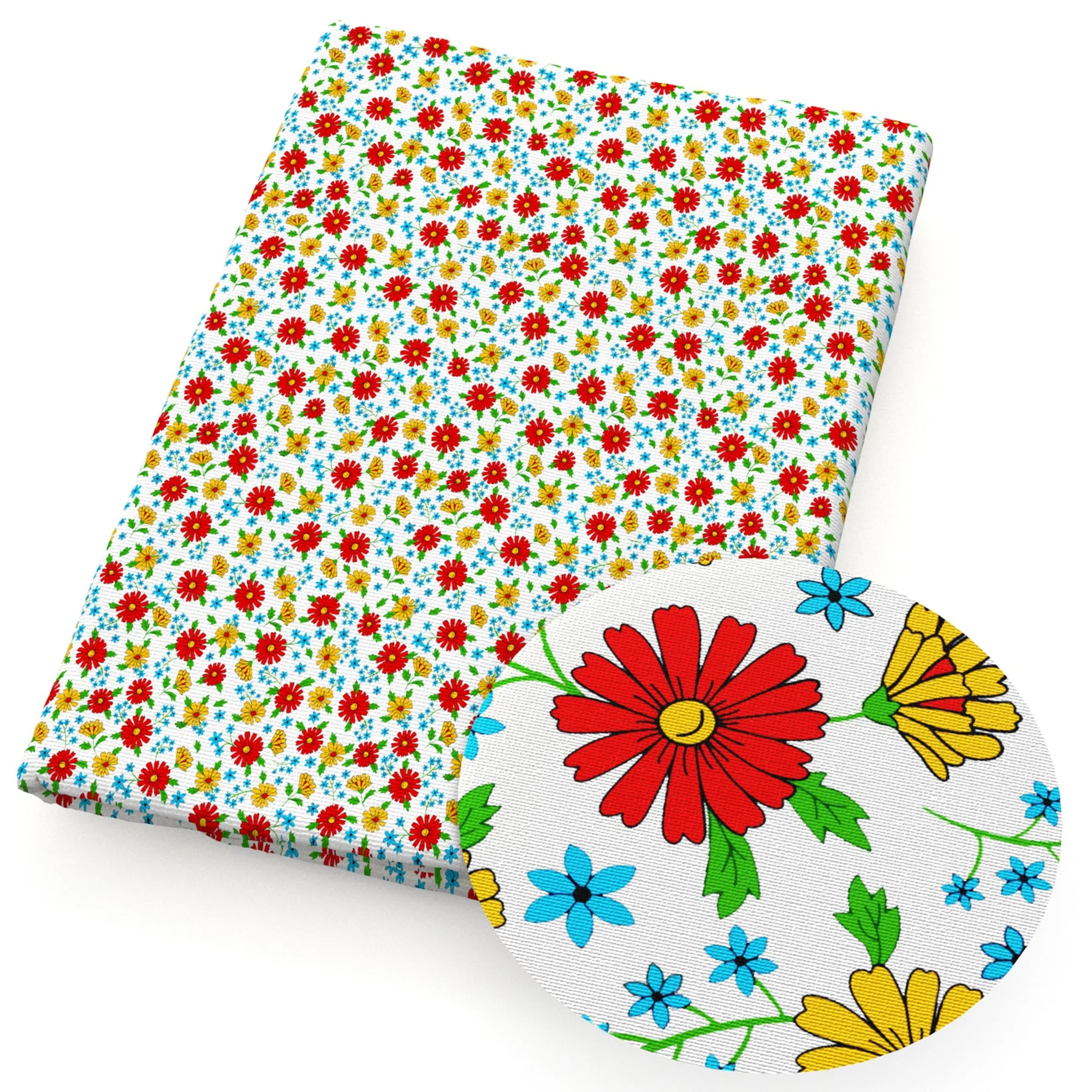 Flower Theme Printed Fabrics