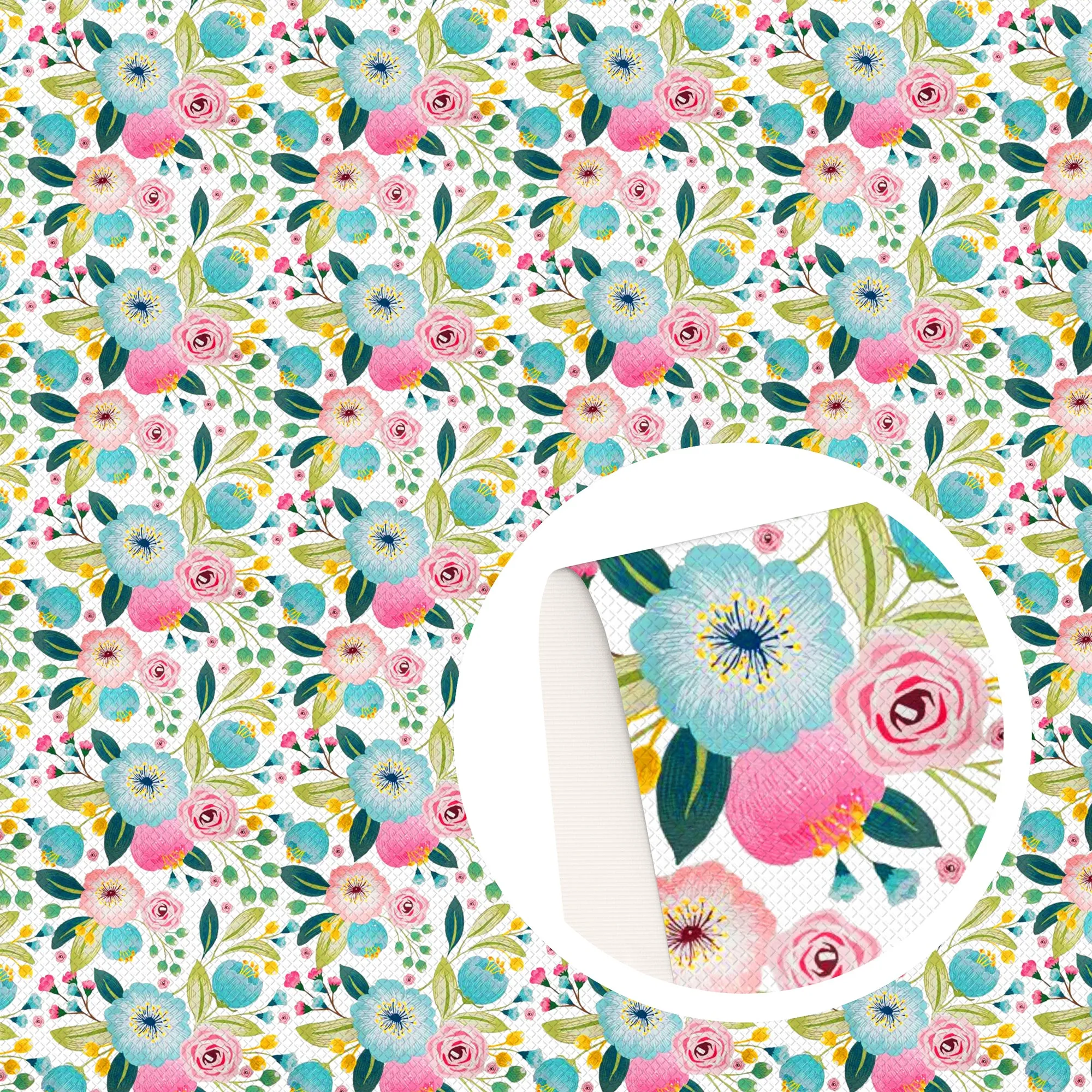 Flower Theme Printed Fabrics