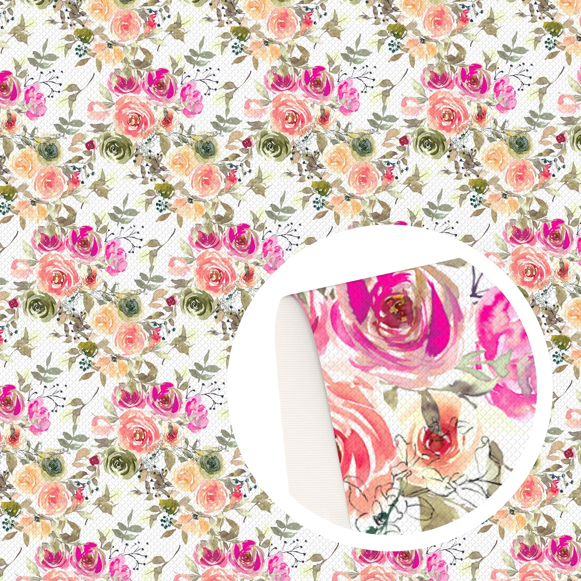 Flower Theme Printed Fabrics