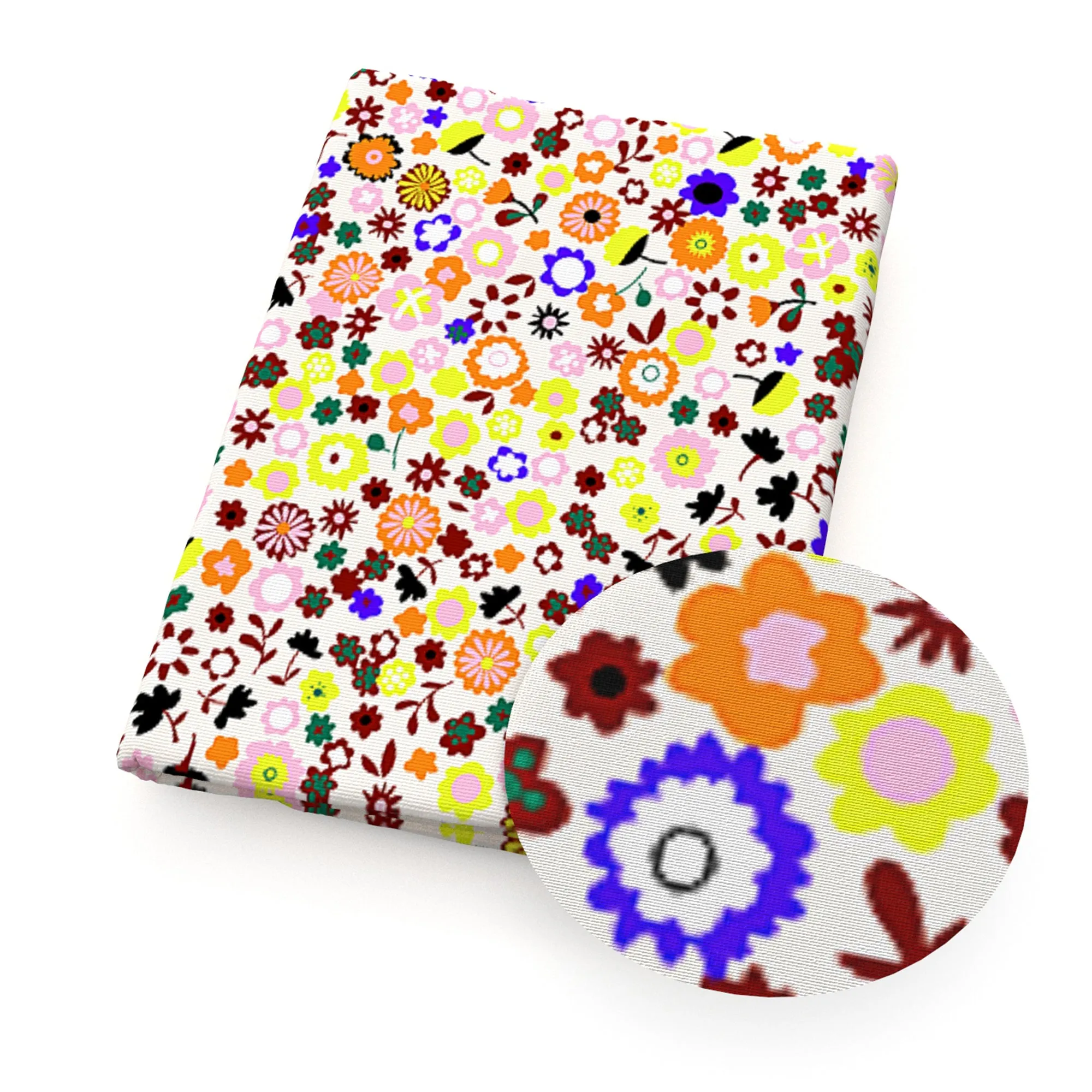 Flower Theme Printed Fabrics