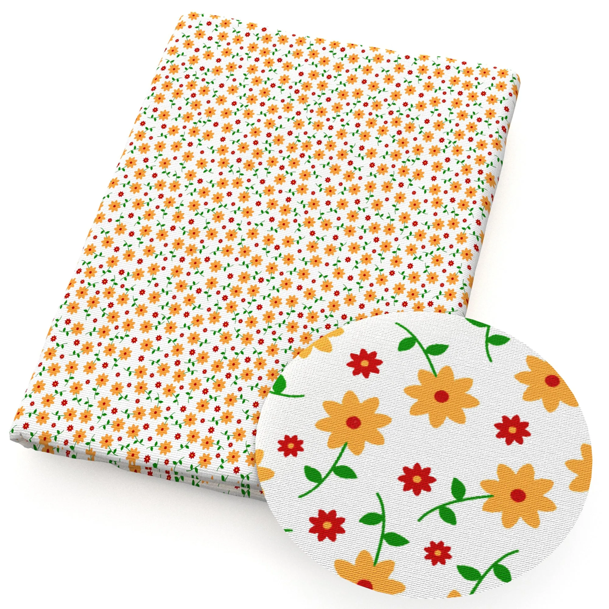 Flower Theme Printed Fabrics